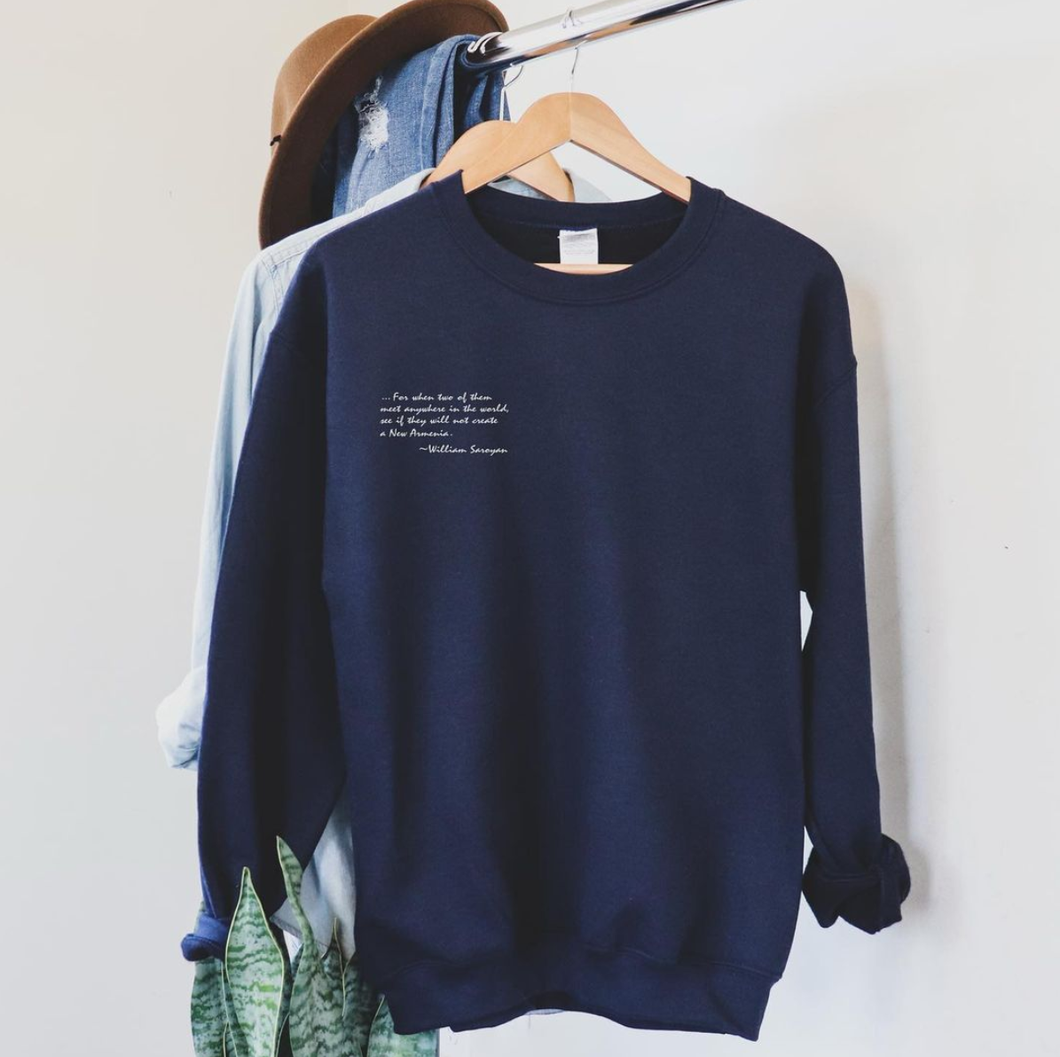 William Saroyan Patch Sweater